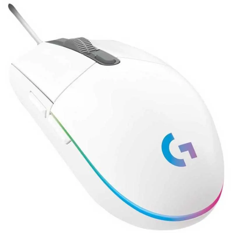 Logitech G102 Lightsync Blanc Filaire