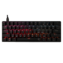 White Shark GK-004111 SHINOBI 2 NOIR Switch Rouge