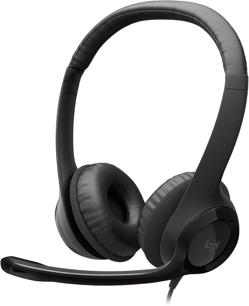 Logitech H390 Casque Stéréo USB Noir