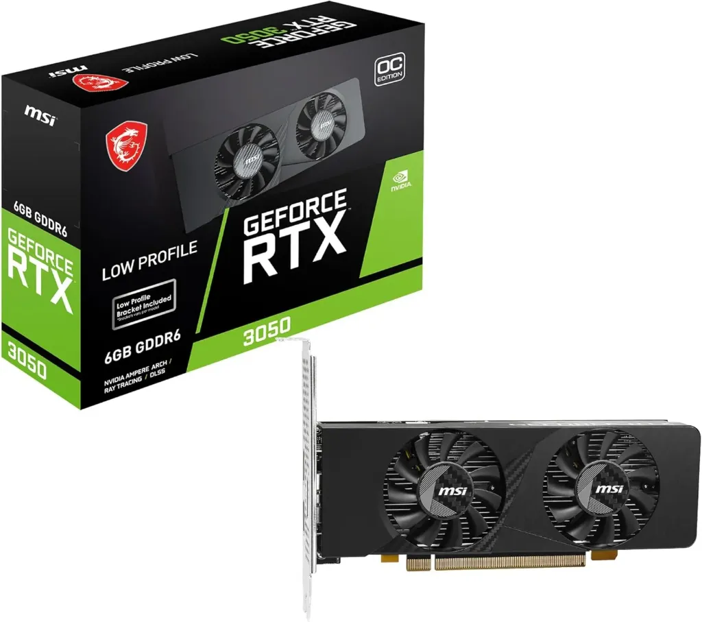 RTX 3050 MSI LP E 6GB