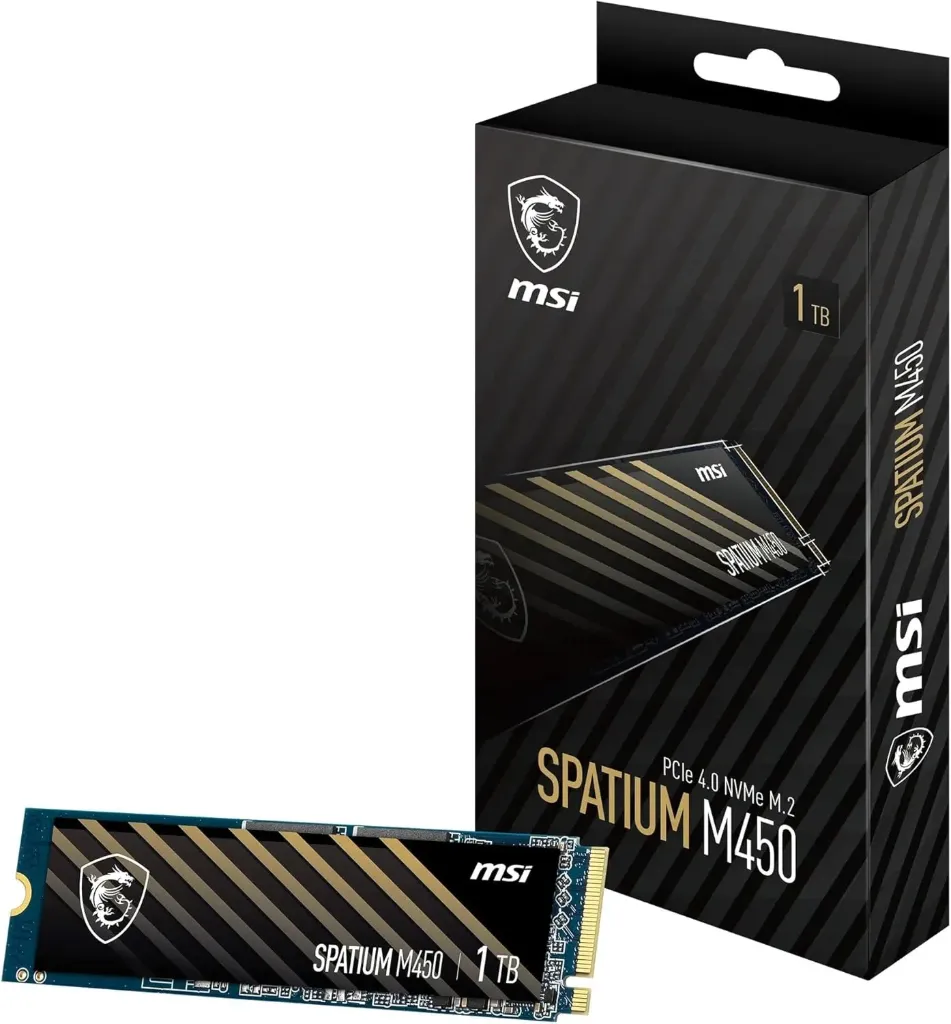 MSI M450  PCLE4.0 NVME M.2 1TB