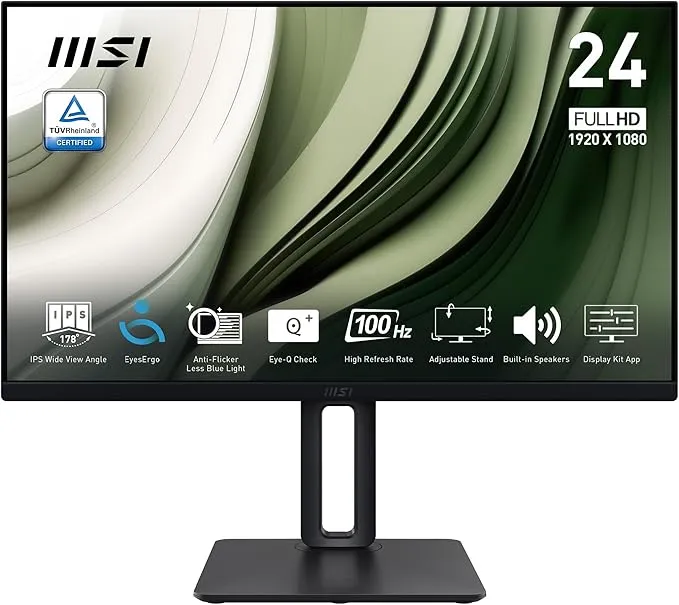 MSI PRO MP245PG 24" | FHD | IPS | 1MS | 100HZ