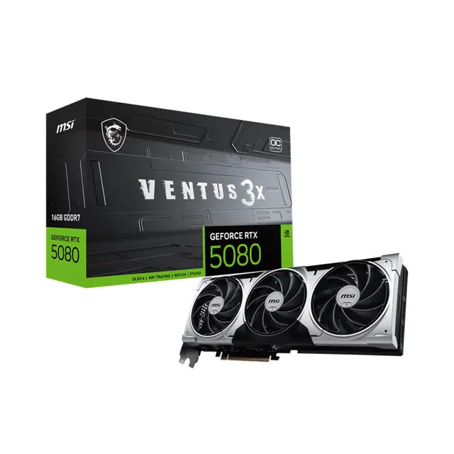 MSI GeForce RTX 5080 VENTUS 3X OC 16G