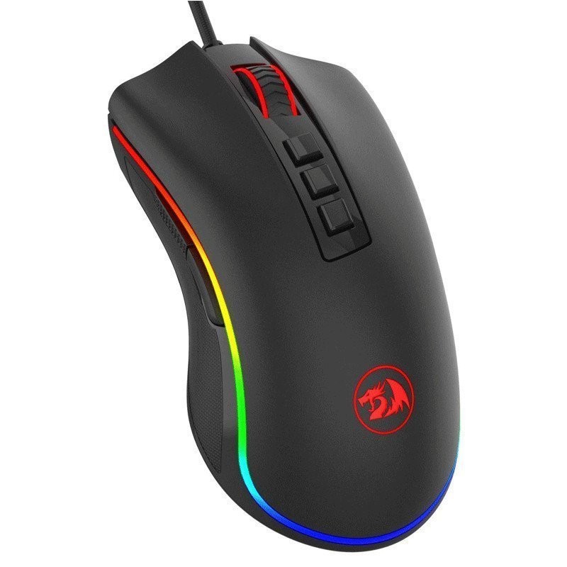 Souris Gamer - Redragon Cobra RGB Filaire Noir
