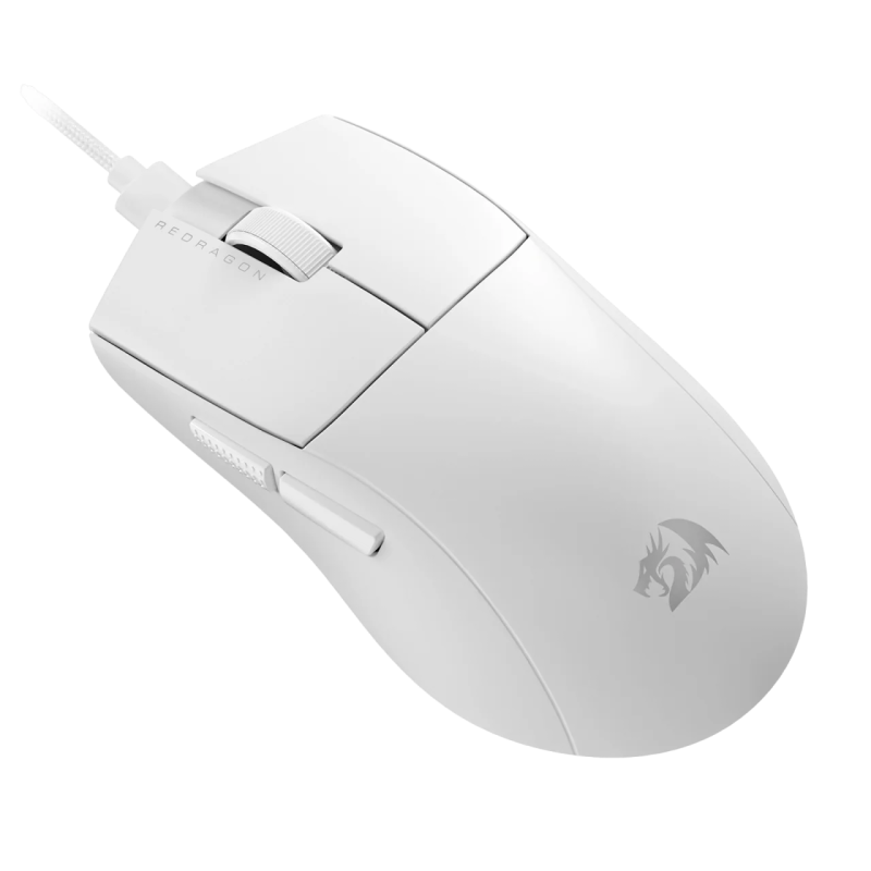 Souris Gamer - Redragon K1ng 1K Filaire Blanc