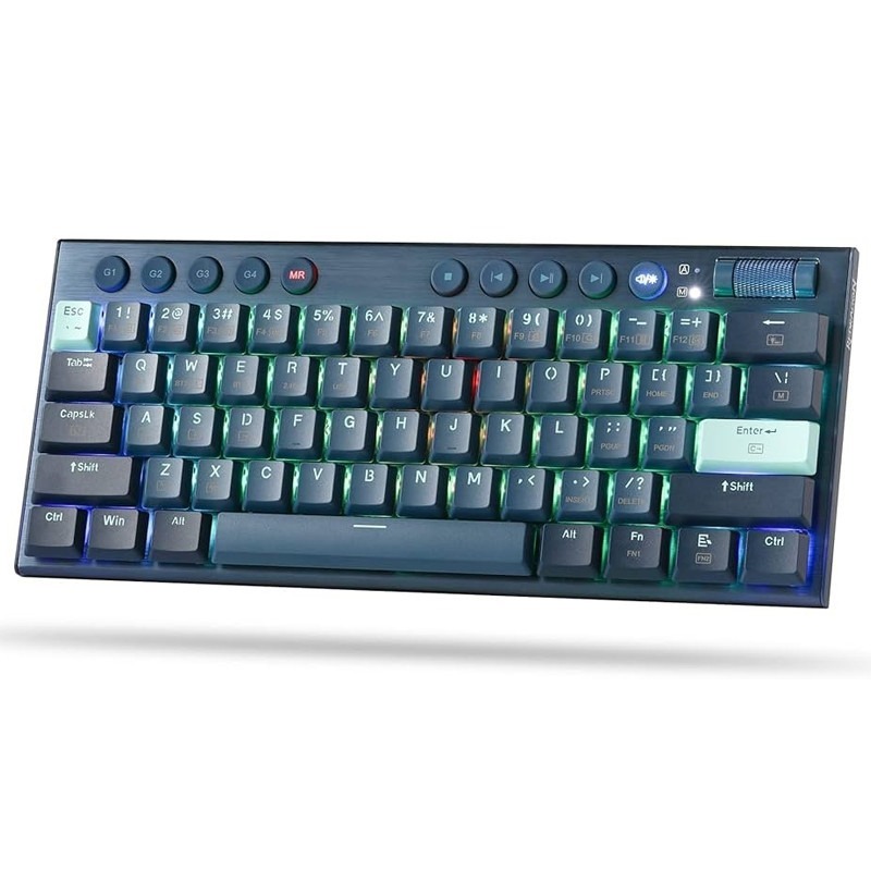 Clavier Gamer Mécanique Redragon NOCTIS K632 PRO RGB / Red Switch / BLEU