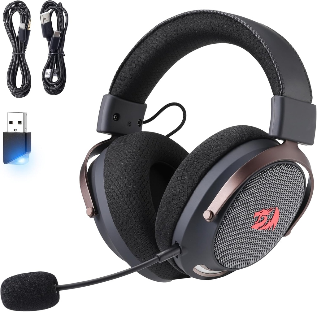 Micro Casque Gamer Sans Fil REDRAGON ARROW H858 - Noir
