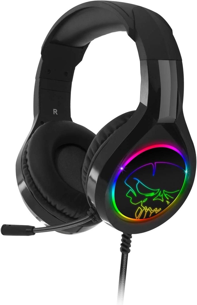 Micro Casque Gamer Filaire SPIRIT OF GAMER PRO-H8 LED RGB - Noir