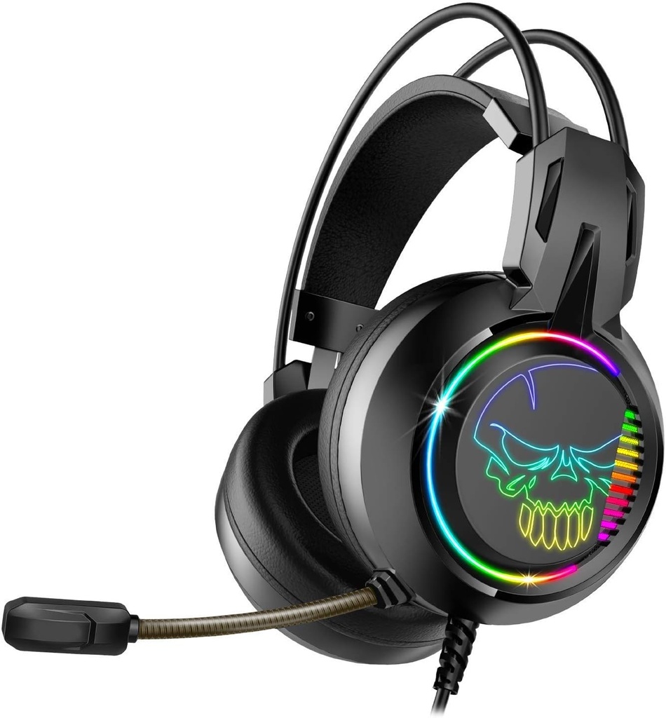 Micro Casque Gamer Filaire SPIRIT OF GAMER ELITE H10 RGB 7.1 - Noir