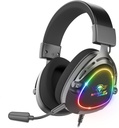 Micro Casque Gamer Filaire SPIRIT OF GAMER ELITE H40 Black RGB - Noir