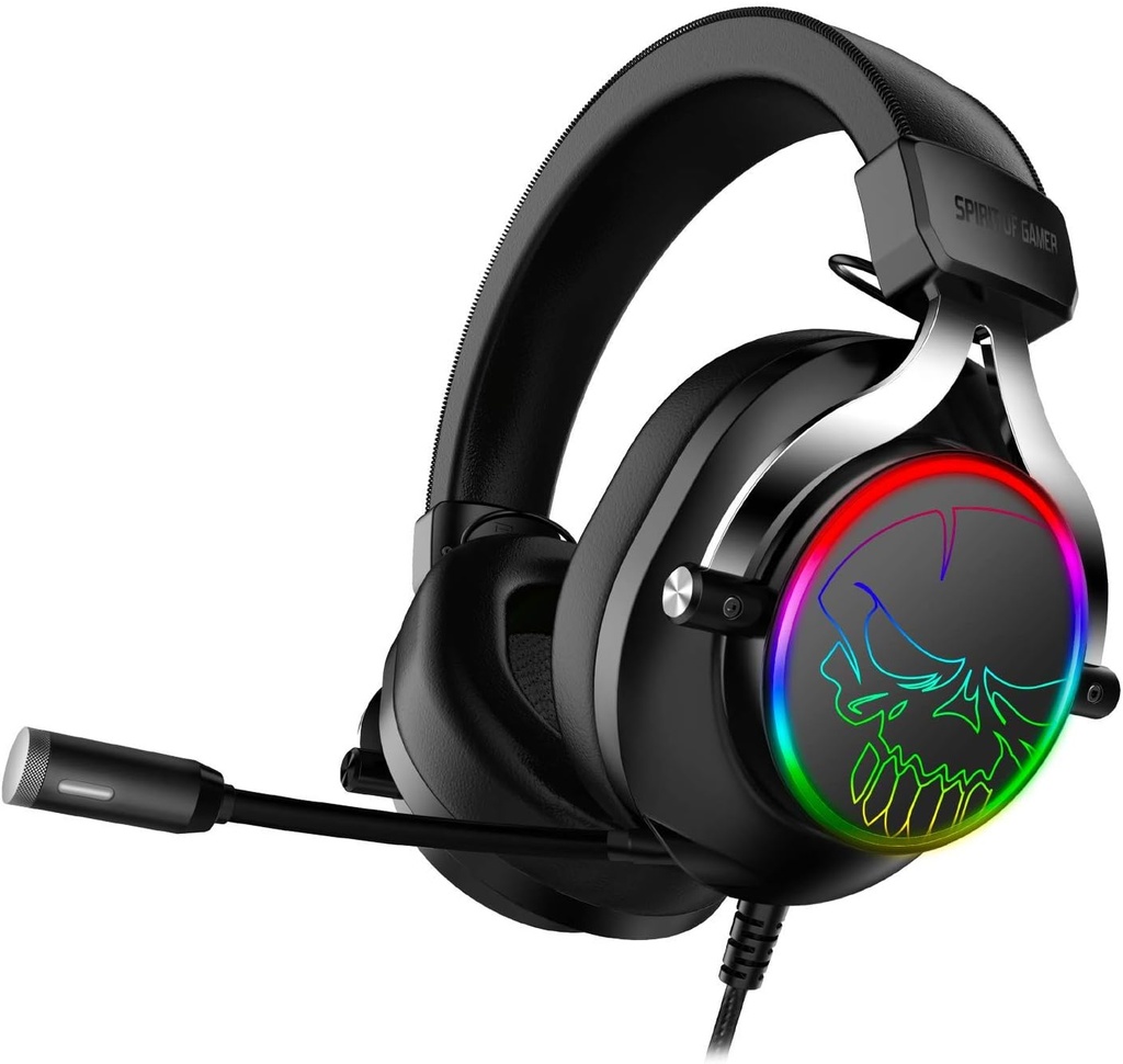 Micro Casque Gamer Filaire SPIRIT OF GAMER XPERT H600 7.1 Virtuel - Noir