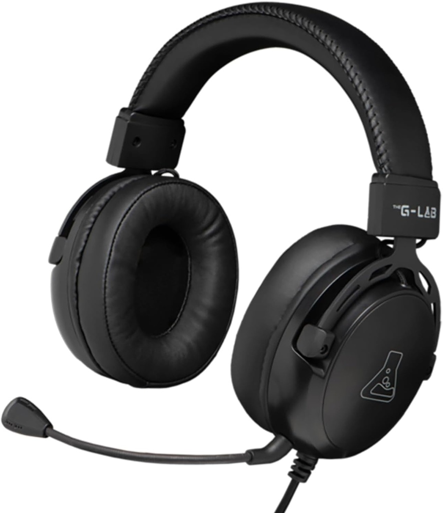 Micro Casque Gamer Filaire G-LAB KORP TITANIUM - Noir